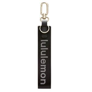Lululemon Never Lost Keychain  Black/White/Gold
